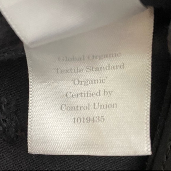 Everlane Organic Cotton Straight Leg High Waisted Pants Black Size 6 - Picture 11 of 11